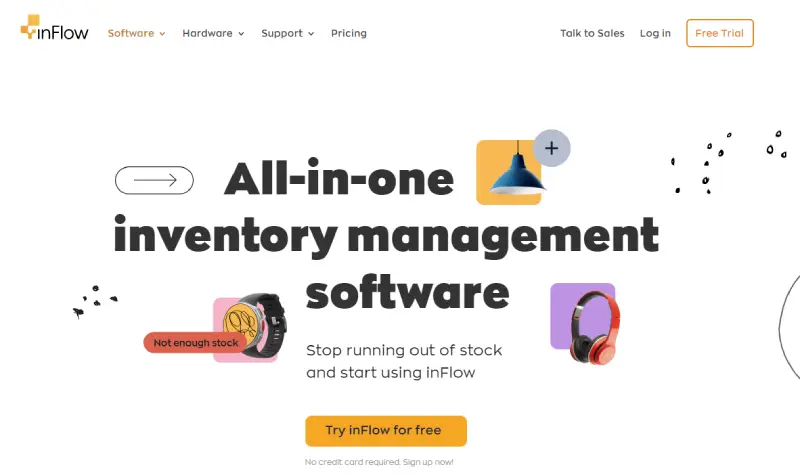 inFlow Inventory's website